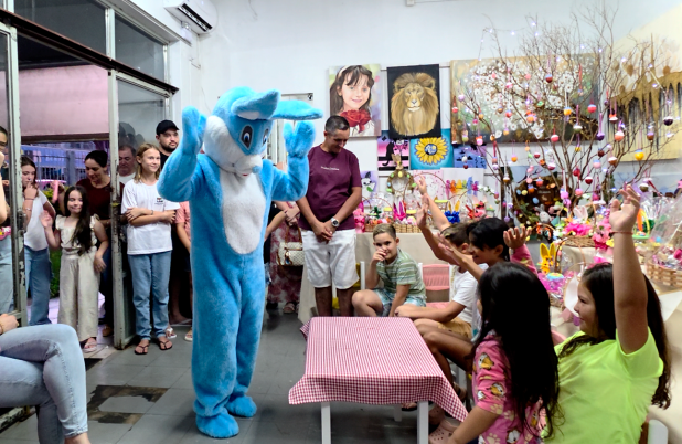 Artefron transforma Páscoa em aprendizado e afeto para mais de 30 crianças