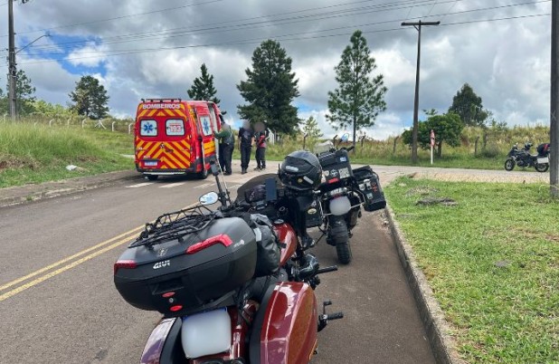 Acidente entre motociclistas deixa dois feridos na BR-163