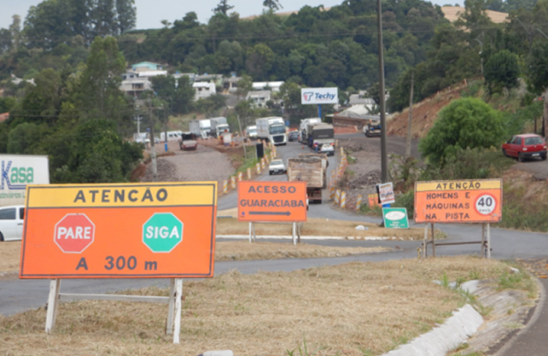 DNIT alerta para alteração no tráfego em Guaraciaba