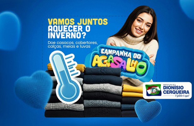 Campanha do Agasalho mobiliza doações para ajudar famílias no inverno