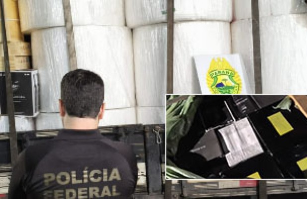 Carga de vinho avaliada em R$ 1,8 milhão é apreendida e homem é preso na PR-280