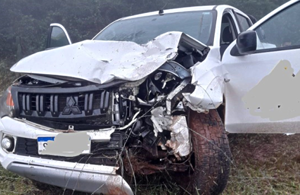 Motociclista morre em colisão com caminhonete na SC-305