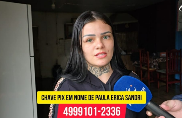 Mãe de dois filhos tem casa interditada após risco de desabamento e pede ajuda da comunidade