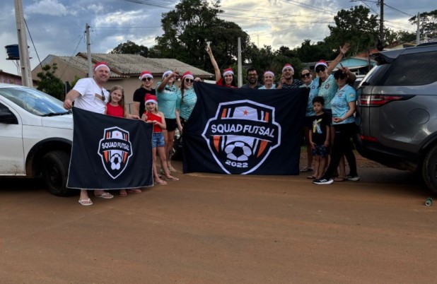 Squad Futsal realiza ação solidária de fim de ano