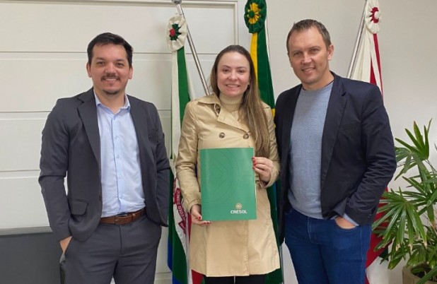 Cresol Evolução fortalece parceria institucional com a Prefeitura