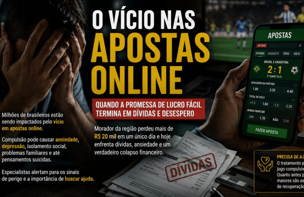 O vício nas apostas online: quando a promessa de lucro fácil termina em dívidas e desespero