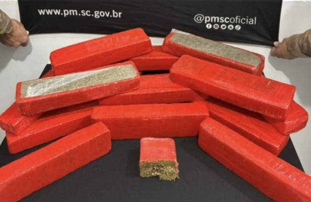 Operação "Protetores de Fronteiras e Divisas" apreende 15 kg de maconha