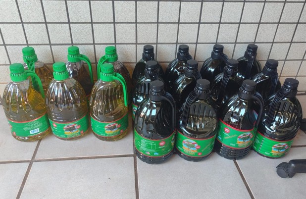 Polícia apreende 90 litros de azeite em ocorrência de descaminho