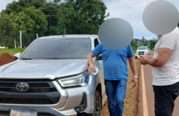 Caminhonete Hilux furtada em Barracão é recuperada na Argentina