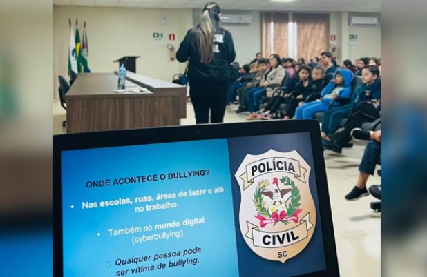 Polícia Civil promove palestras contra o bullying em escolas da região