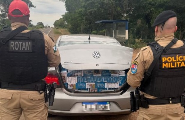 Homem é preso com 10 mil carteiras de cigarros contrabandeados na BR-280