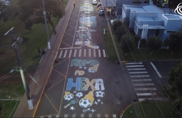 Rua Saldanha da Gama vira cartão-postal da Copa após dias de trabalho em Dionísio Cerqueira