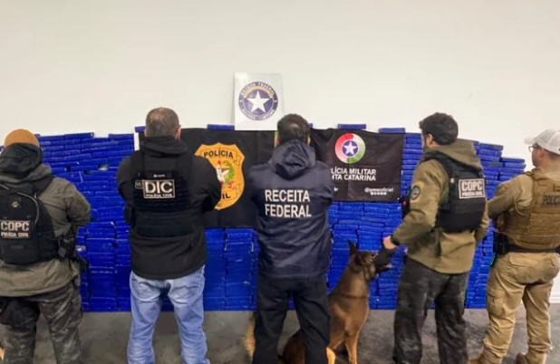 Mais de 400 Kg de maconha são apreendidos durante operação conjunta