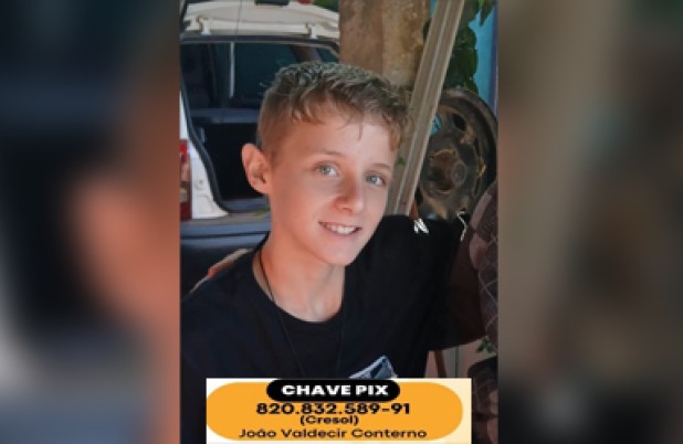 Corrente de solidariedade emociona região e une comunidade em apoio ao jovem Kadu após grave acidente de moto