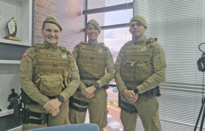 Agosto Lilás: cadetes da PMSC destacam ações de combate à violência contra a mulher