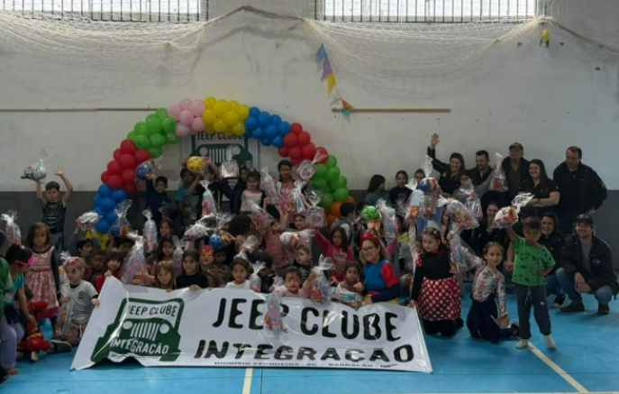 Jeep Clube Integração vai além das trilhas e promove ação especial para crianças
