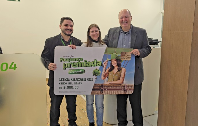 Associada do Sicredi Fronteira recebe prêmio de R$ 5 mil