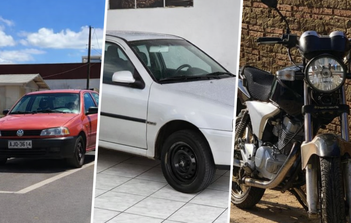 Criminosos agem na madrugada e levam carros e moto na região de fronteira