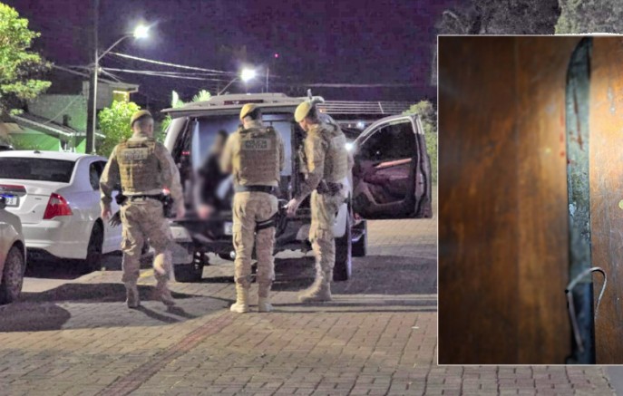Briga entre irmãos por causa da limpeza da casa termina com dois feridos e apreensão de facão em Idamar