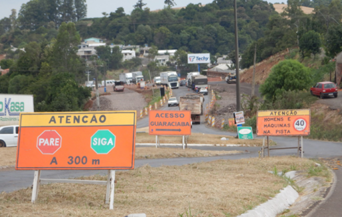 DNIT alerta para alteração no tráfego em Guaraciaba