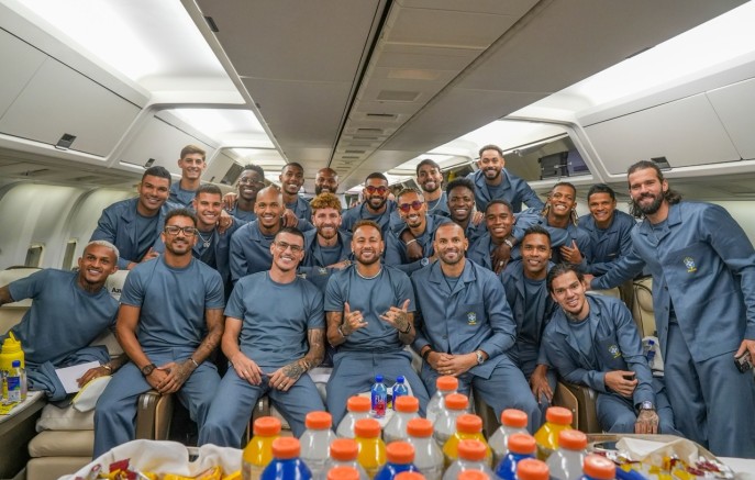 Seleção Brasileira embarca para os Estados Unidos rumo à Copa do Mundo