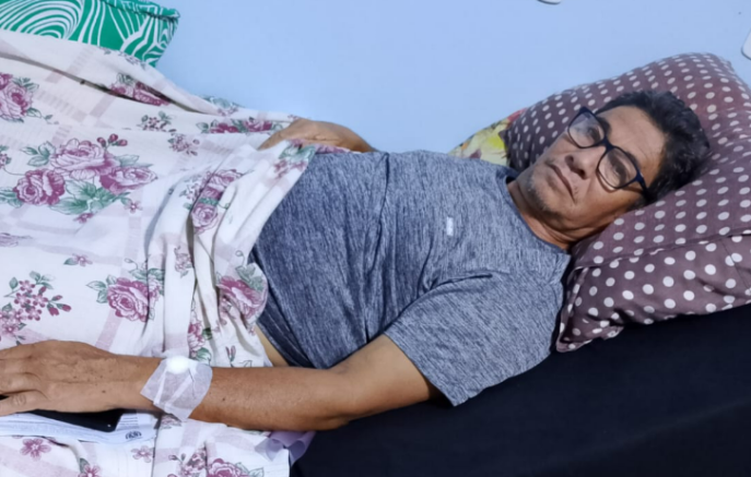 Morador de Barracão precisa de ajuda após acidente de trabalho