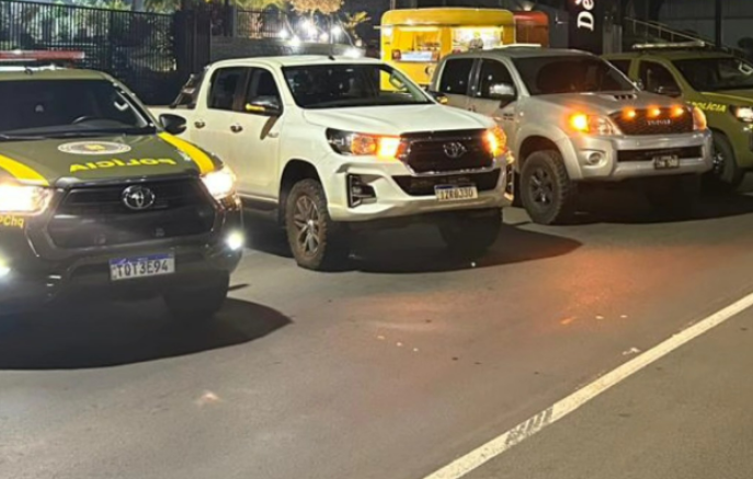 Dois argentinos de Bernardo de Irigoyen e um brasileiro são presos por receptação e organização criminosa