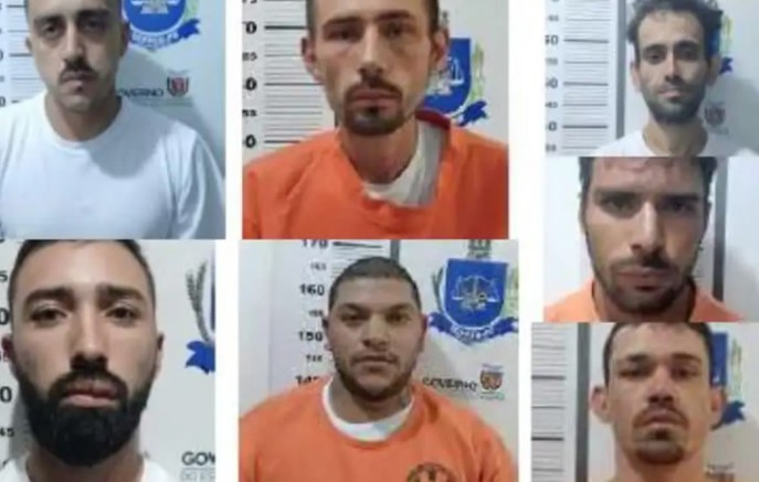 Sete detentos seguem foragidos após fuga da Cadeia Pública