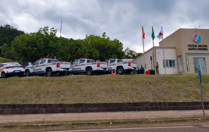 São José do Cedro, Princesa e Palma Sola recebem novas viaturas e reforço na segurança pública