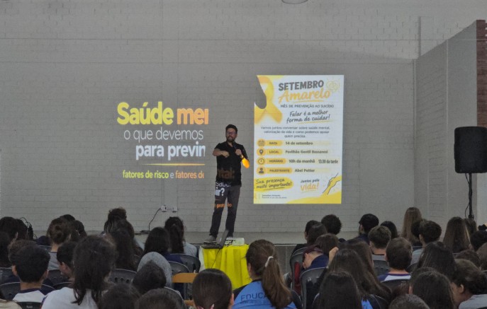 Município promove palestras do Setembro Amarelo com foco na prevenção e valorização da vida