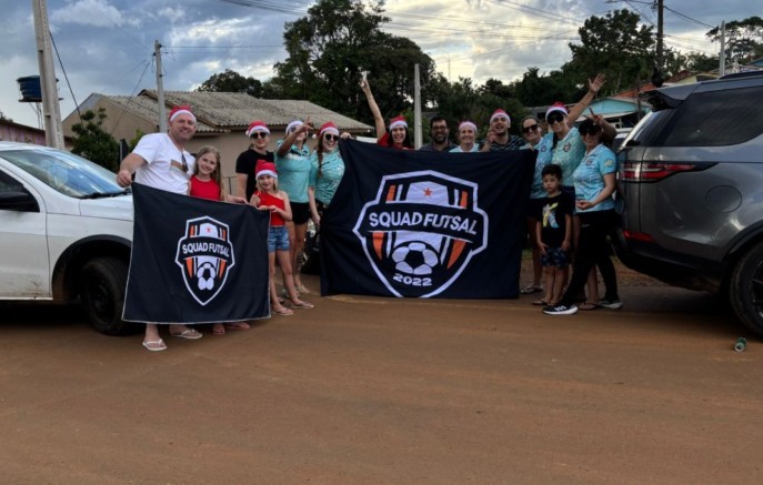 Squad Futsal realiza ação solidária de fim de ano