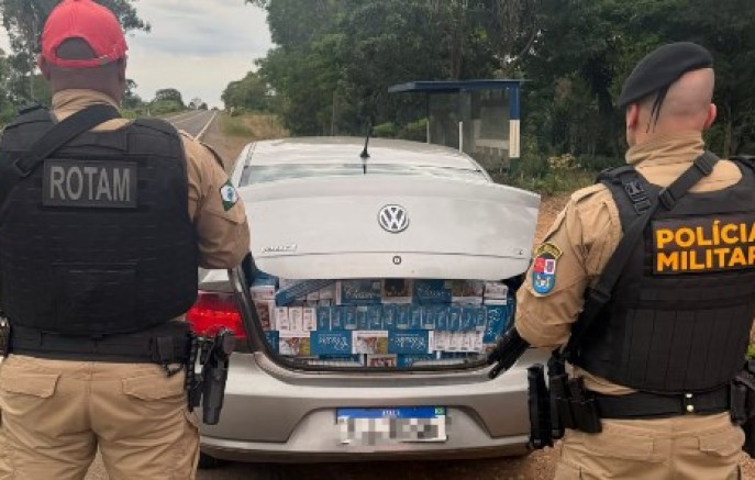 Homem é preso com 10 mil carteiras de cigarros contrabandeados na BR-280