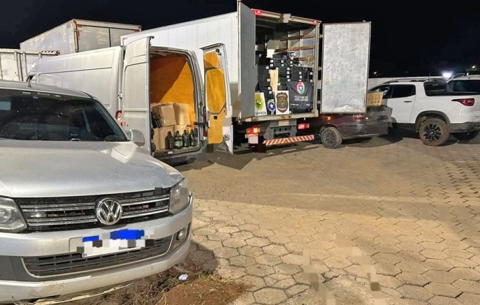 Apreensão milionária de vinhos e azeites termina com quatro presos na fronteira