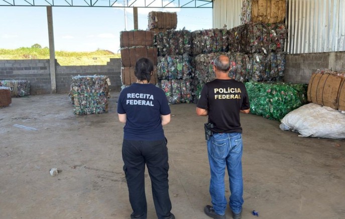 Operação conjunta apreende materiais contrabandeados e prende dois suspeitos