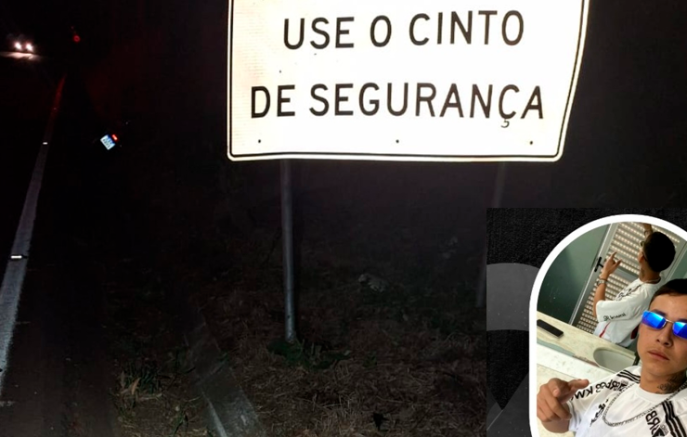 Jovem morre em acidente de moto na SC-161