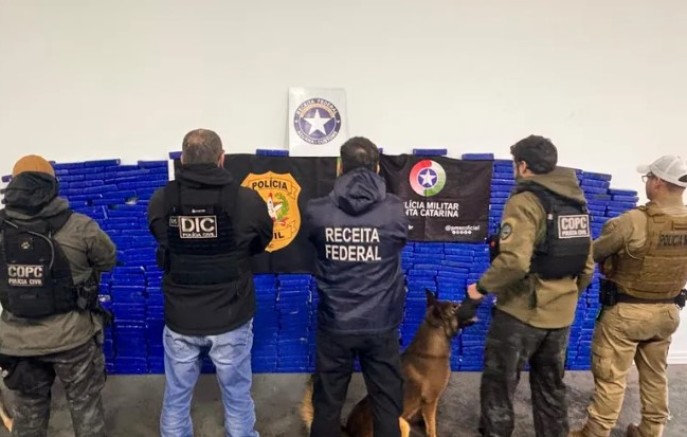 Mais de 400 Kg de maconha são apreendidos durante operação conjunta