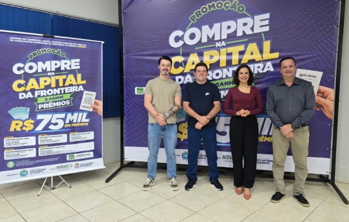 Segunda edição da campanha "Compre na Capital da Fronteira e Ganhe Prêmios" vai distribuir 75 mil reais