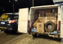 Fuga em alta velocidade acaba em apreensão de 40 mil maços de cigarros contrabandeados