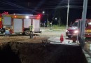 Idosa cai em buraco de 4 metros em posto de combustíveis no oeste de SC