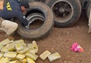 PRF apreende 95 quilos de cocaína escondidos em estepes de carreta em Cascavel