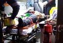 Motociclista fica ferido em acidente registrado no centro