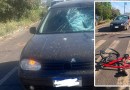 Menino de 12 anos fica ferido após colisão entre bicicleta e carro
