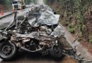 Carro de Maravilha vira ‘bola de metal’ e motorista morre em acidente na BR-282