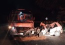 Condutor de carro emplacado em Guaraciaba morre em colisão com ônibus