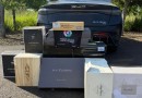 Veículo com 110 garrafas de vinho argentino é apreendido por descaminho na SC-161