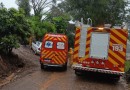 Colisão lateral entre carros deixa três feridos na SC-161