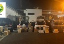 PRE apreende quatro veículos carregados com 785 garrafas de vinho Argentino
