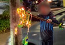 Após eliminação do Brasil, criança argentina queima bandeira; isso não é rivalidade, é falta de respeito