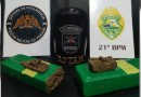 Rotam prende homem e apreende quase 2kg de maconha