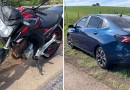 Motociclista fica ferido em acidente de trânsito perto do trevo da Idamar